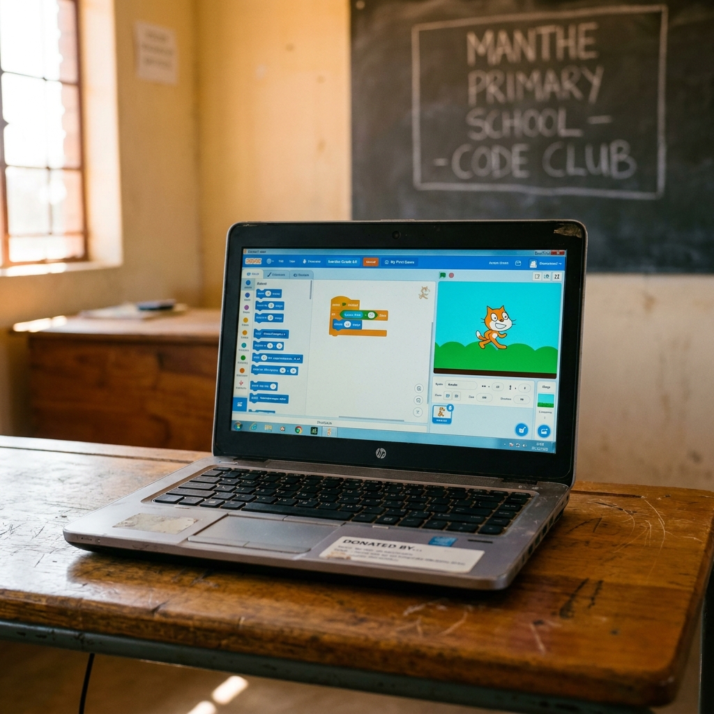 Scratch coding project by Karabo, Grade 6A